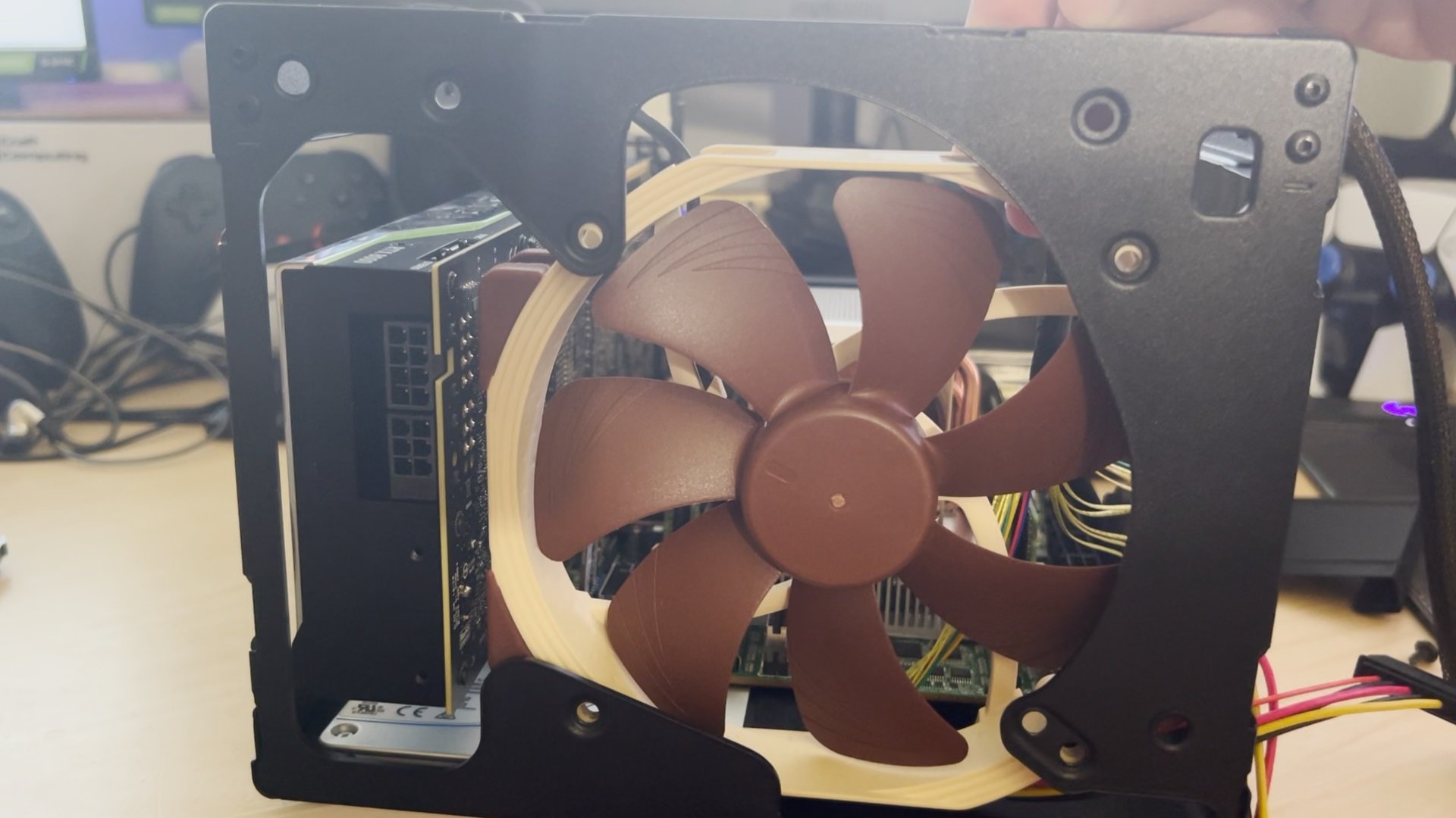 Front Fan Installed